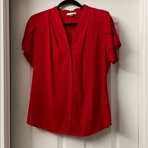 Calvin Klein Suit separate tulip sleeve blouse L